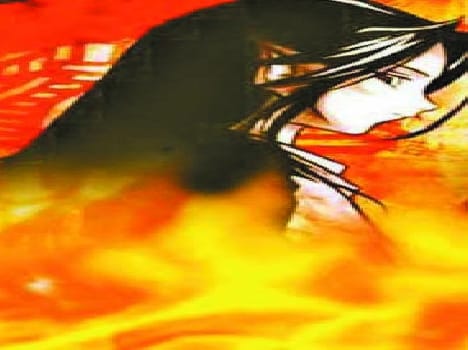 woman burnt alive for dowry